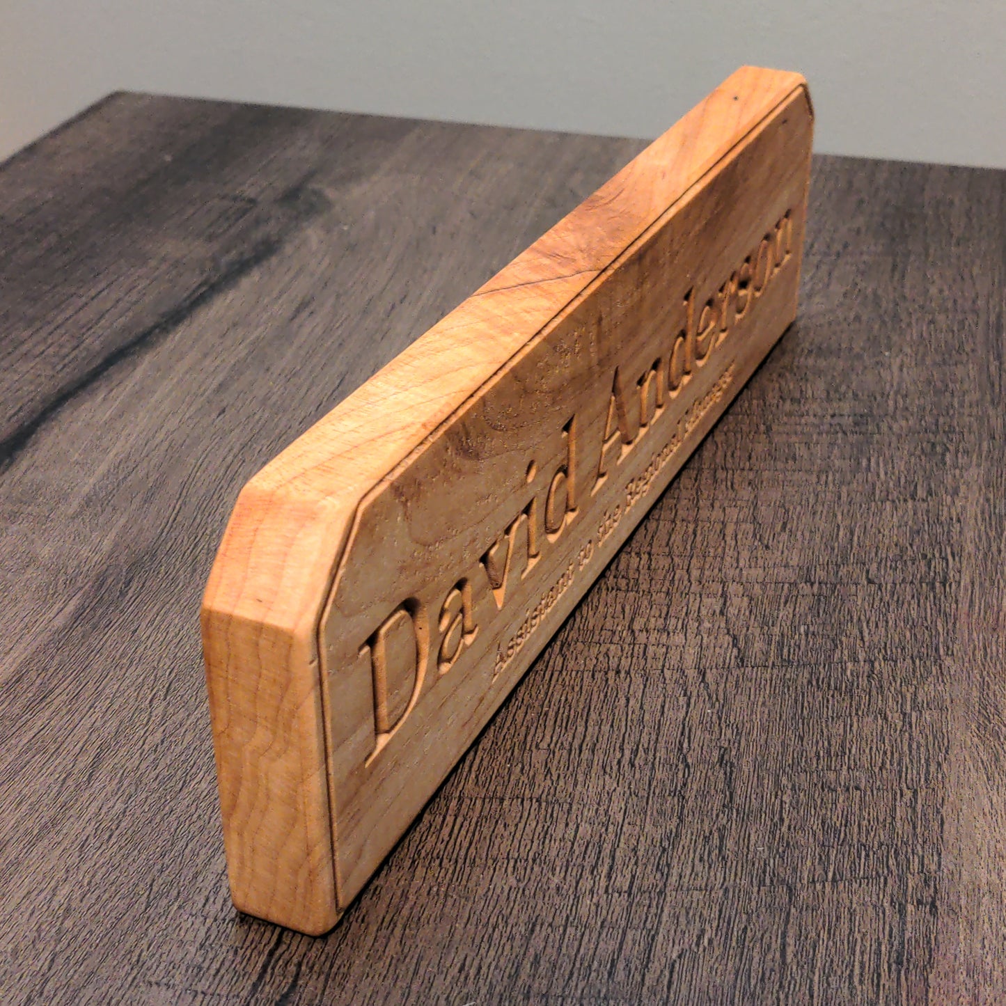 Personalized Desktop Nameplate
